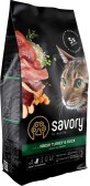 Сухой корм для кошек Savory Adult Cat Gourmand Fresh Turkey and Duck 2 кг