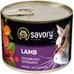 Влажный корм для кошек Savory Cat Can Adult Sterilised ягненка 200 г