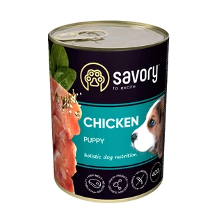 UAnimals Консерви для собак Savory Dog All breeds Puppy курка 400 г