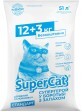 Наполнитель для туалета Super Cat Стандарт Деревянный впитывающий 12+3 кг