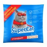Наповнювач для туалету Super Cat Стандарт Деревний вбирний 1кг (3л)
