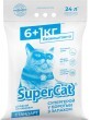 Наполнитель для туалета Super Cat Стандарт Деревянный впитывающий 6+1 кг (12 л)