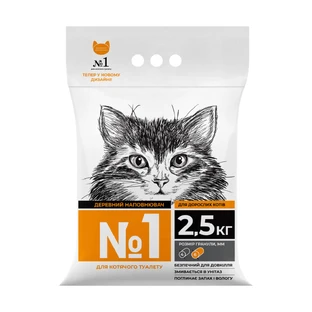 Наполнитель для туалета Super Cat №1 2.5 кг
