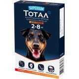 Таблетки для животных SUPERIUM Тотал тотального спектра действия для собак 2-8 кг