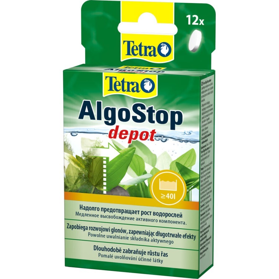 Средство против водорослей Tetra Aqua AlgoStop depot 12 таблеток: цены и характеристики