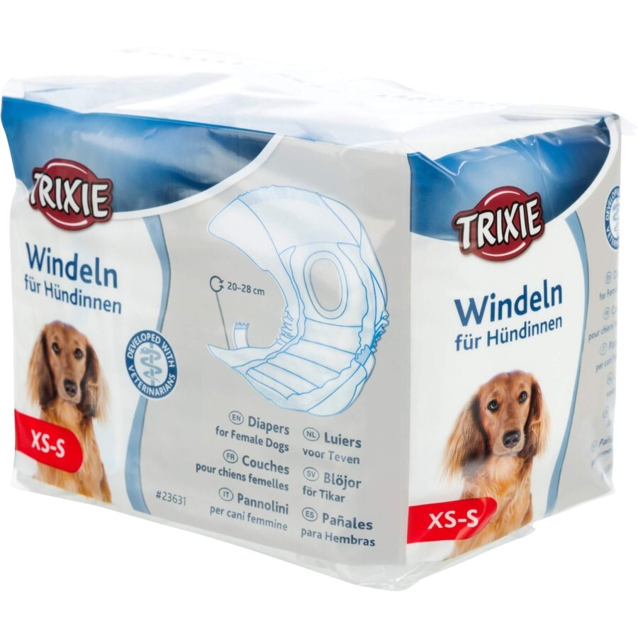 Подгузники для животных Trixie для собак (сучок) XS-S 20-28 см 12 шт: цены и характеристики