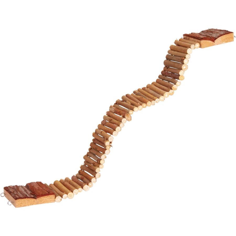 Іграшка для гризунів Trixie Міст підвісний 55.5х7 см, коричневий: ціни та характеристики