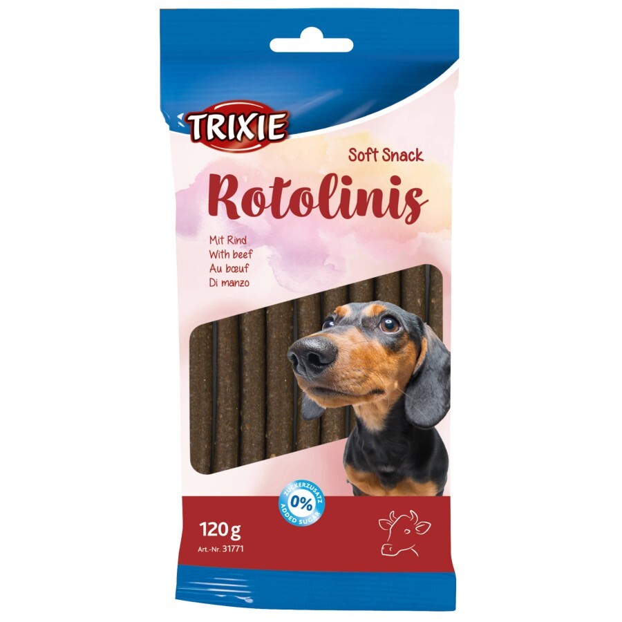 Ласощі для собак Trixie Rotolinis з яловичиною 12 шт 120 г: ціни та характеристики