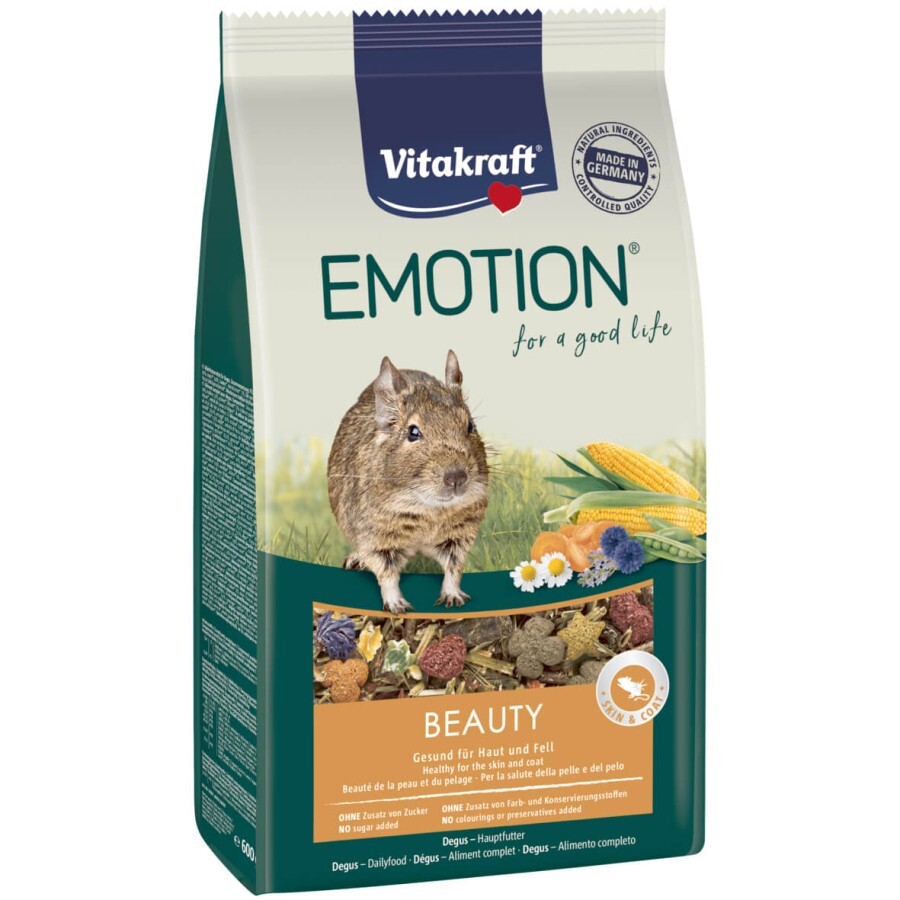 Корм для грызунов Vitakraft Emotion Beauty для дегу 600 г: цены и характеристики