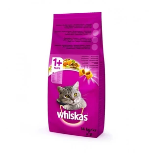 Сухий корм для кішок Whiskas з яловичиною 14 кг