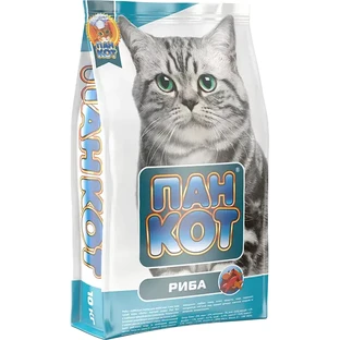 Сухой корм для кошек Пан Кот Рыба 10 кг