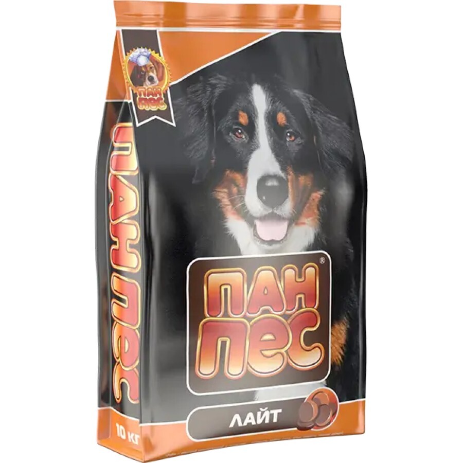 Сухий корм для собак Пан Пес Лайт 10 кг: ціни та характеристики