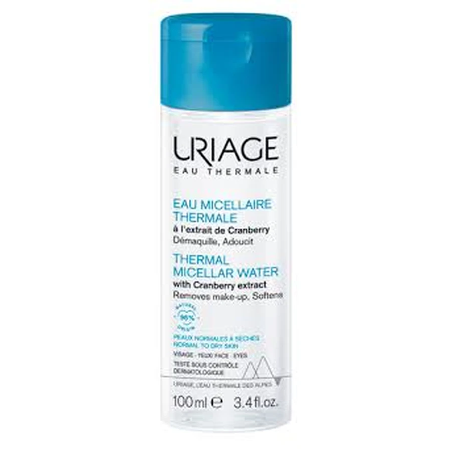 Міцелярна очищуюча вода для нормальної та сухої шкіри Uriage Thermal Micellar Water, 100 мл: ціни та характеристики