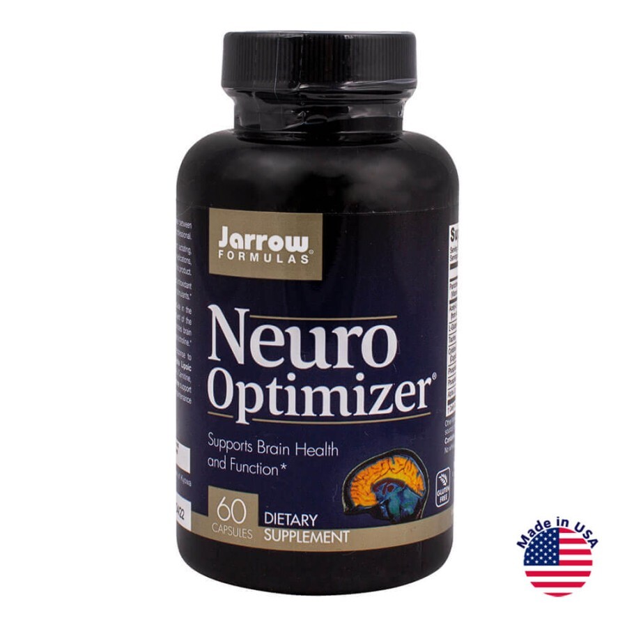 Витамины для памяти "Neuro Optimizer", 60 капсул, Jarrow Formulas: цены и характеристики