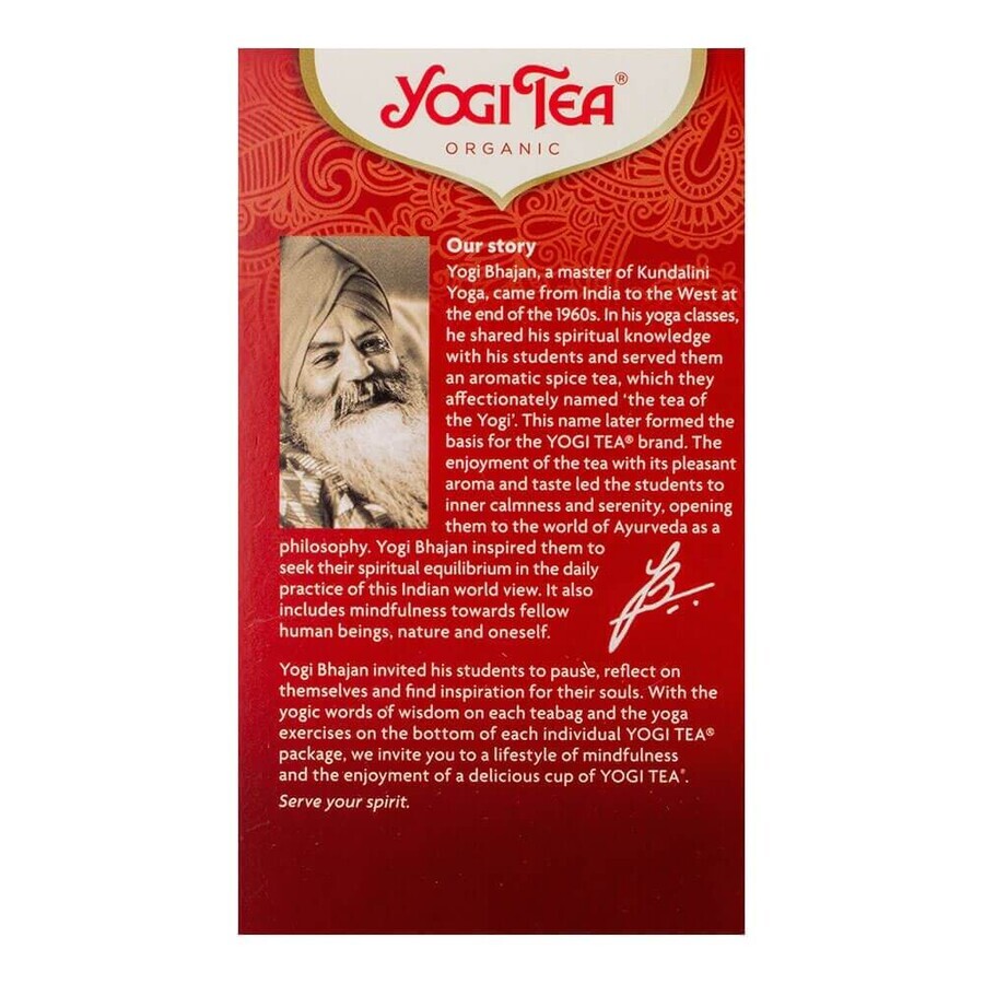 Чай "Классический", 17 пакетиков, YOGI TEA: цены и характеристики