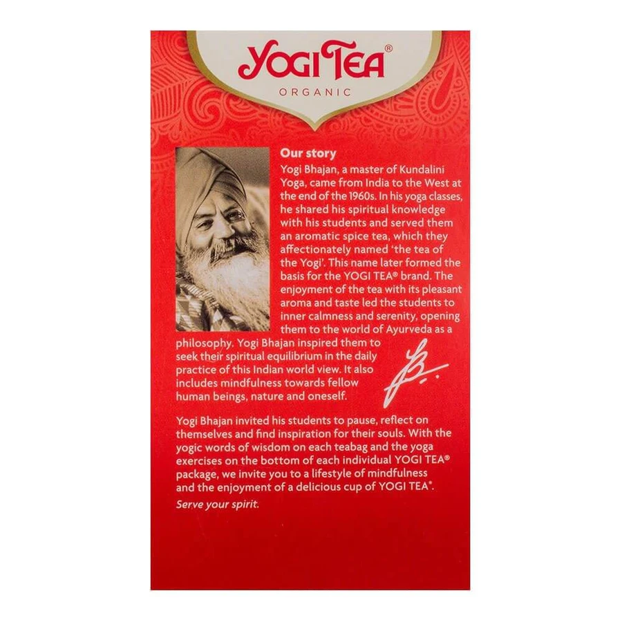 BIO YOGI TEA Чай Позитивна енергія гібіскус з журавлиною: ціни та характеристики