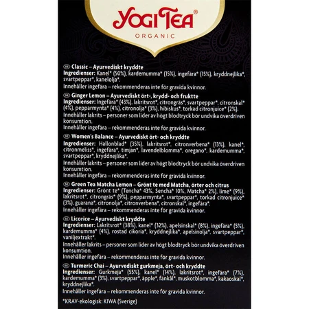 BIO YOGI TEA Чай Найкращий вибір: ціни та характеристики