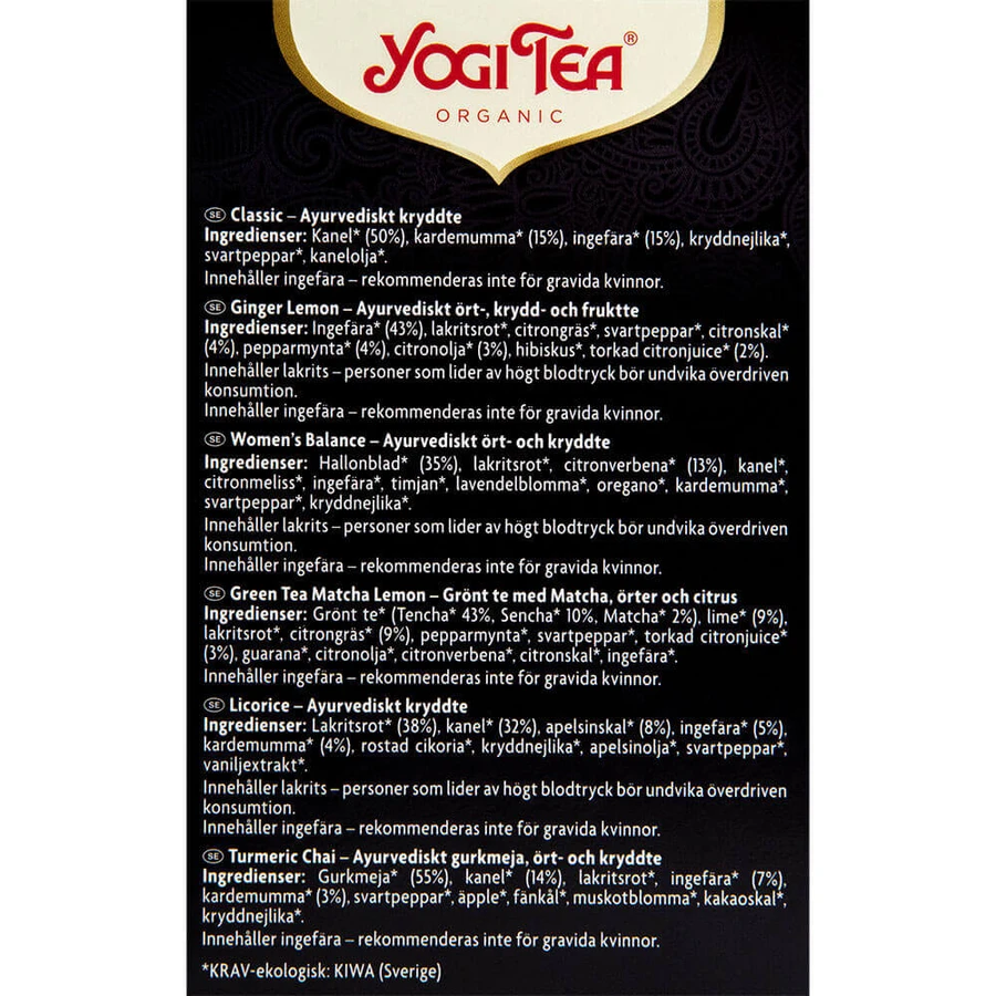 BIO YOGI TEA Чай Найкращий вибір: ціни та характеристики
