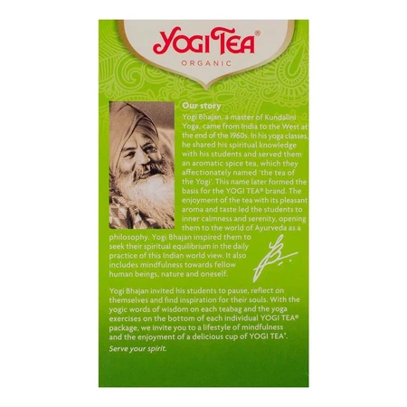 Чай "Зеленый жасмин", 17 пакетиков, YOGI TEA: цены и характеристики