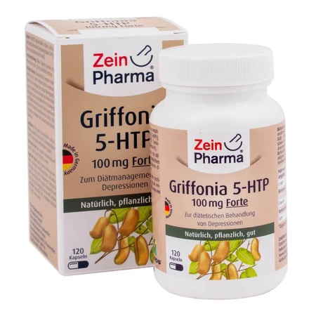 Гриффония 5-HTP (5-гидрокситриптофан) Forte, 100 мг, 120 капсул, ZeinPharma: цены и характеристики
