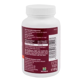 L-тирозин, 500 мг, 120 капсул, ZeinPharma