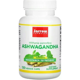 Ашваганда, 300 мг, 120 капсул, Jarrow Formulas