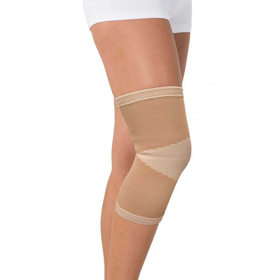 Бандаж для колінного суглоба компресійний (бежевий) (4): ціни та характеристики