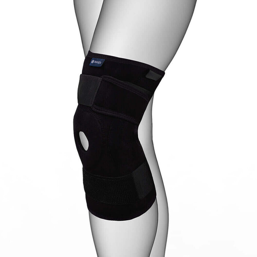 Бандаж на колено с открытой коленной чашечкой и шарнирами, Аурафикс 3104 (унив.): цены и характеристики