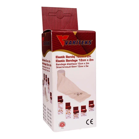 Бинт эластичный, 12 см x 2 м, Variteks 412: цены и характеристики