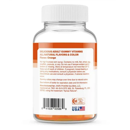 ВІТАМІН С APNAS NATURAL 250мг №30 жув. пастилки: ціни та характеристики
