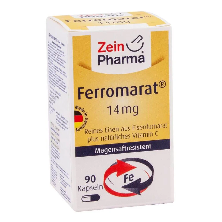 Фумарат железа, 90 капсул, ZeinPharma: цены и характеристики