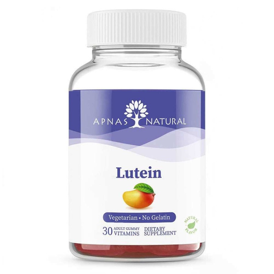 Лютеин, 10 мг, 30 жевательных пастилок, Apnas Natural: цены и характеристики