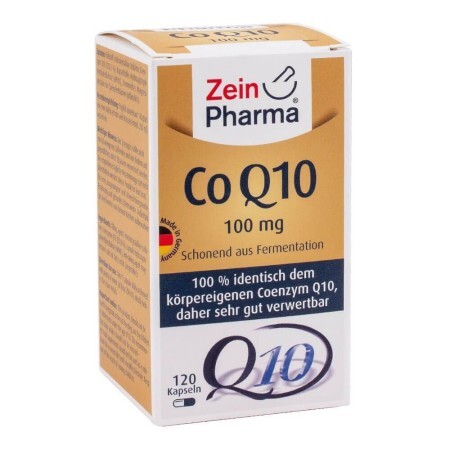 Коэнзим Q10, 100 мг, 120 капсул, ZeinPharma