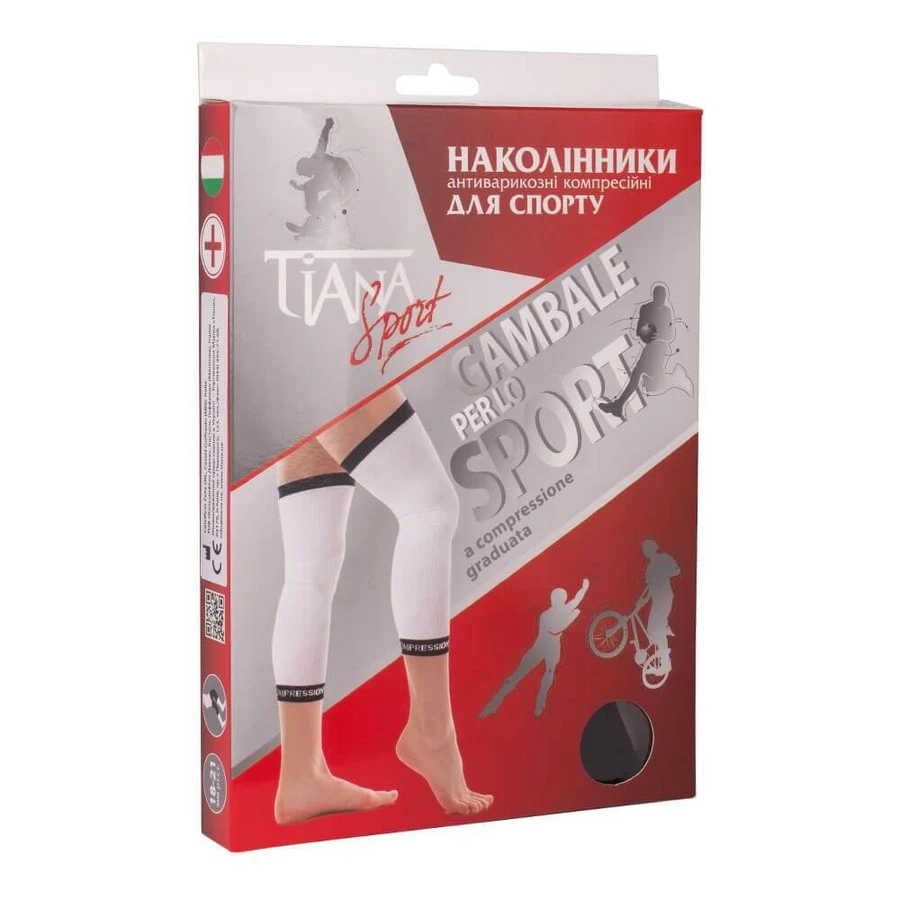 Наколінник антиварикозний компресійний для спорту, колір чорний розмір 1: ціни та характеристики
