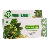 Зелений чай, 0,5 г, 40 таблеток, Флора-плант