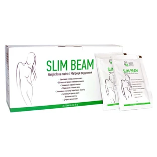 Комплекс для схуднення Slim Beam Матриця схуднення, 36 саше по 10 г, Green Apple Foodhouse
