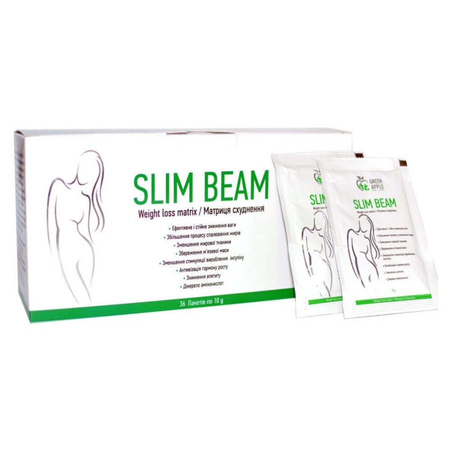 Комплекс для похудения Slim Beam Матрица похудения, 36 саше по 10 г, Green Apple Foodhouse: цены и характеристики