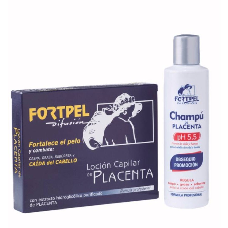 Набір догляд Valquer Відновлення волосся Placenta Capillary Lotion + Placenta Shampoo, з плацентою: ціни та характеристики