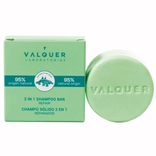 Шампунь-кондиціонер Valquer 2 In 1 Shampoo Bar Repair, твердий,  відновлюючий, 70 г