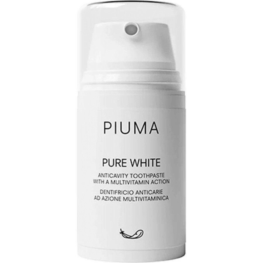 Зубна паста Piuma Pure White, 75 мл: ціни та характеристики