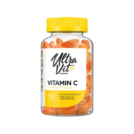 Вітамін C VPLab UltraVit Vitamin C, 60 жувальних пастилок, апельсин: ціни та характеристики