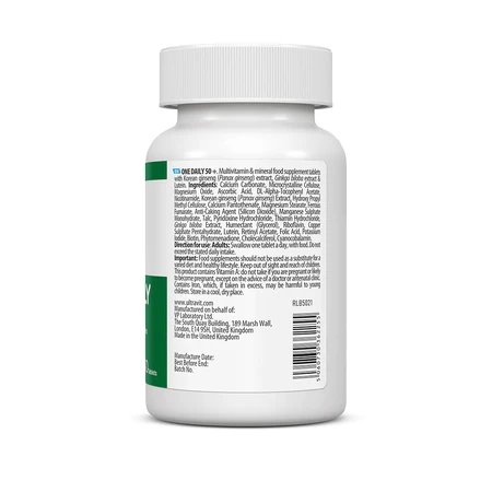 Вітаміни VPLab UltraVit One Daily 50+ Multivitamin Supplement, 60 таблеток: ціни та характеристики