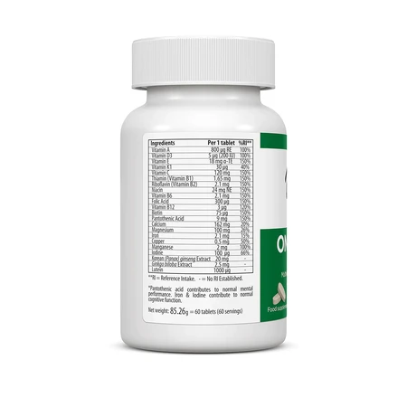 Вітаміни VPLab UltraVit One Daily 50+ Multivitamin Supplement, 60 таблеток: ціни та характеристики