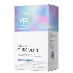 Куркумін Вітамін Д3 VPLab Vitamin D3 Curcumin, №60