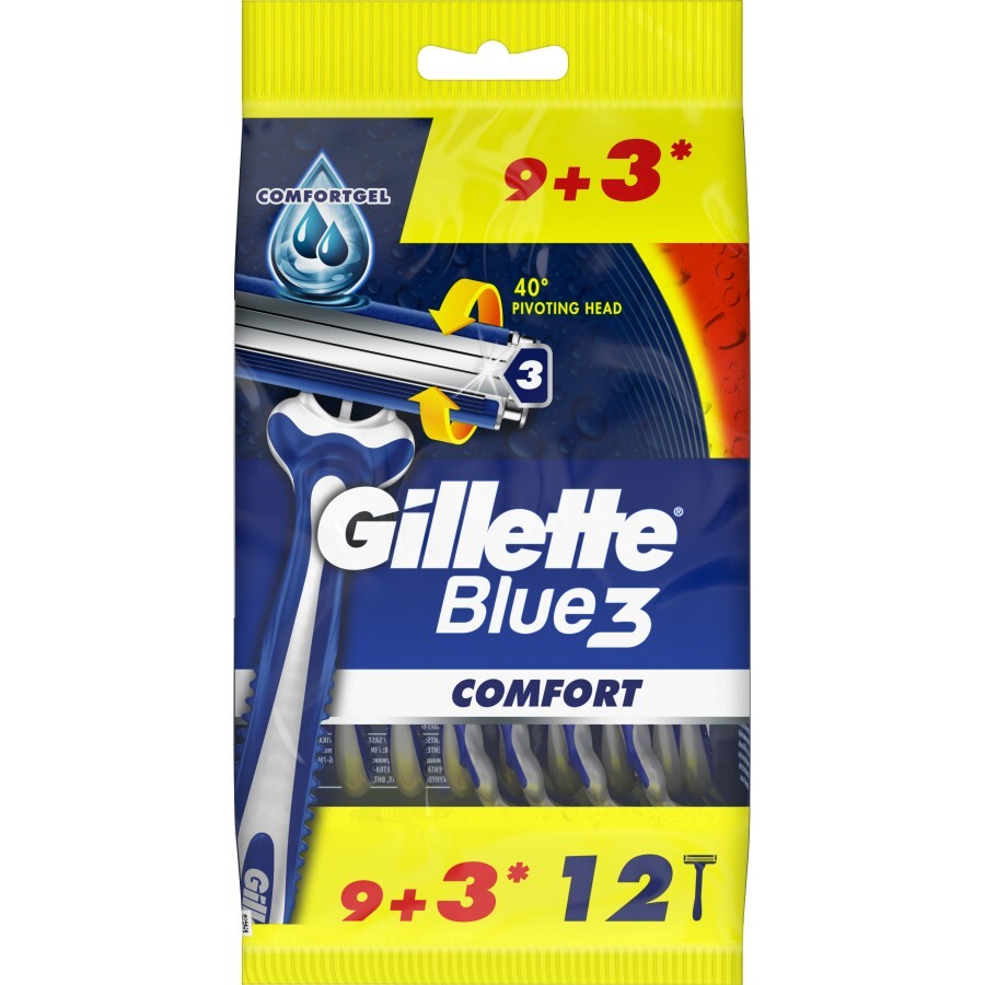 Бритва Gillette Blue 3 Comfort 12 шт.: цены и характеристики