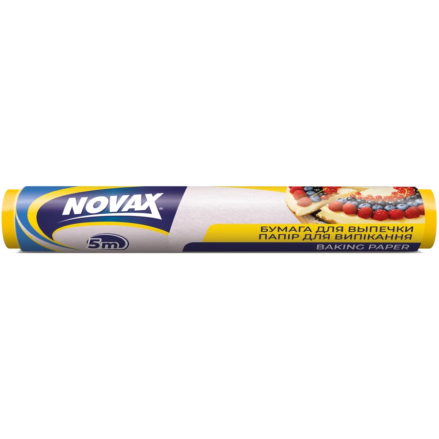 Бумага для выпечки пергаментная Novax 29 см 5 м: цены и характеристики