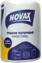 Паперові рушники Novax Джамбо 3 шари 350 аркушів 1 рулон