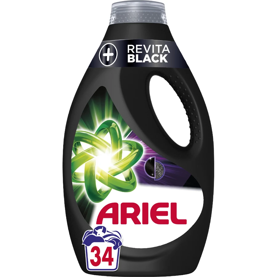 Гель для прання Ariel + Revitablack 1.7 л: ціни та характеристики