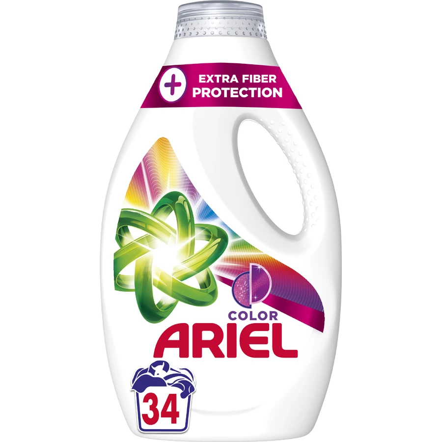 Гель для прання Ariel Color + Захист волокон 1.7 л: ціни та характеристики