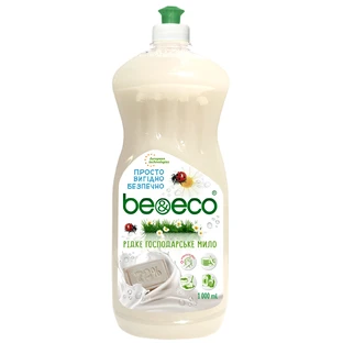 Гель для стирки Be&Eco мыло хозяйственное 1 л